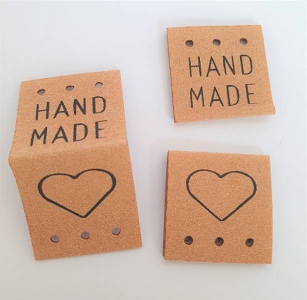 Merkelapp "HAND MADE"